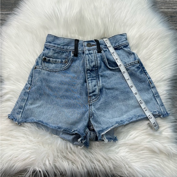 The Kooples High Rise Denim Shorts - Picture 7 of 9